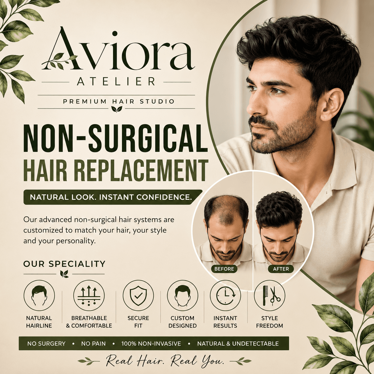 Non-surgical Hair Replacements